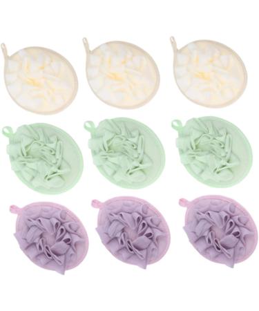 18 Pcs Bathing Accessories Set - Bath Sponge Flower Puff & Bubble Net for Ultimate Relaxation - Buy Online on GoSupps.com