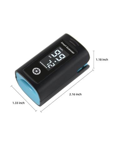 Buy Pulse Oximeter Fingertip Blood Oxygen Monitor - Heart Rate & SpO2 Tracker with LCD Screen Batteries & Lanyard | Fast International Shipping - Buy Online on GoSupps.com