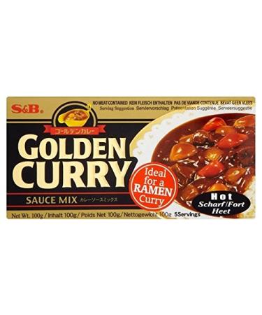 S & B Warm Gold Curry Blend 100g - Pack of 2