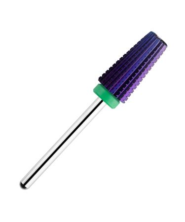 BNG 5-in-1 Electric Nail Drill Cutter - Professional Tungsten Steel Bits for Gel & Acrylic Nails | 3/32 Nail Millers for Manicure & Pedicure - Rough Purple - Buy Online on GoSupps.com