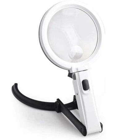 Professional with10 LED Lights Foldable 2X 5X Handheld Magnifier Super High Clarity Lightweight - and for Reading Loupe Watch and Electroni Full of Stars