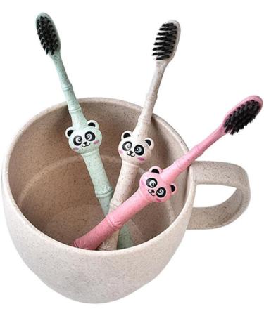 PartyKindom Children's Toothbrush Set - 3 Cartoon Cleaning Brushes for Kids | Soft & Safe Oral Care - Buy Online on GoSupps.com
