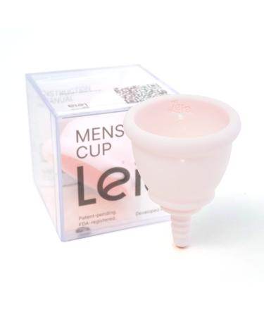 LEIA Menstrual Cup | The Most Comfortable Cup | Ideal for Low Cervix or Weak Pelvic Muscles | OBGYN Designed | Leak-Proof Protection with Firm Rim | Soft Touch for Comfort Small