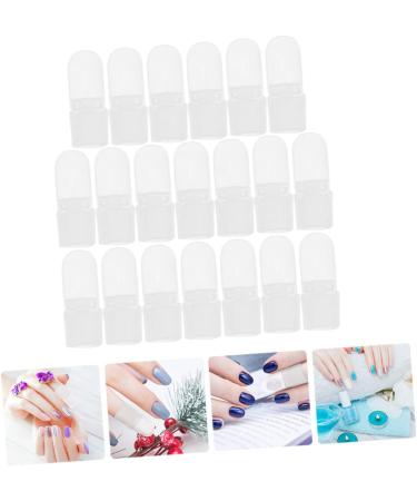 Mipcase 90 Pcs Nail Case Nail Painting Tool Nail Polish Covers Nail Paint Protector Nail Varnish Shield Nail Polish Varnish Tip Nail Tool White Safety Mask Manicure Plastic 4x2cmx3pcs Whitex3pcs - Buy Online on GoSupps.com