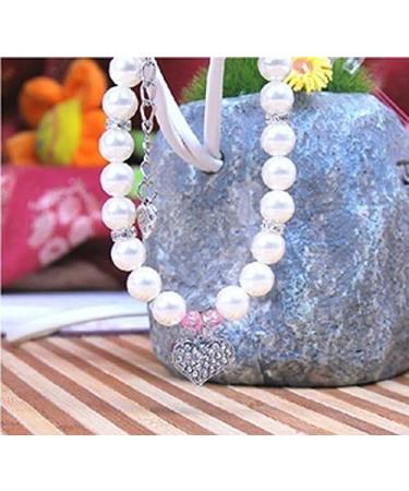 PetFavorites Pink Crystal Heart Necklace for Cats & Small Dogs - 12 Inch Neck Size - Buy Online on GoSupps.com