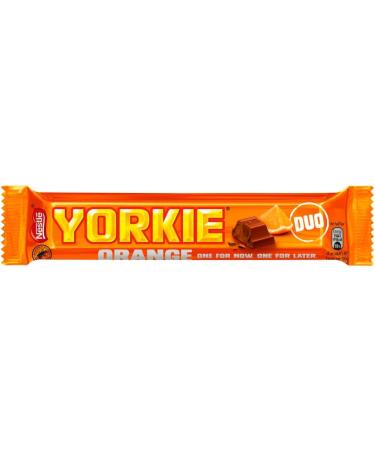 Chocolate Bar Bundle With Yorkie Milk Chocolate Bar Duo 72g x3 and Yorkie Chocolate Orange Bar Duo 72g x3 (6 Pack) - Buy Online on GoSupps.com