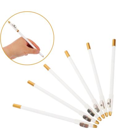 TOVINANNA 12 Pieces eyebrow pencil sharpener white eyebrow pencil women eyebrow pencils eyeliner pencil makeup eyebrow pencil eyebrow pencils white eye pencil wooden - Buy Online on GoSupps.com