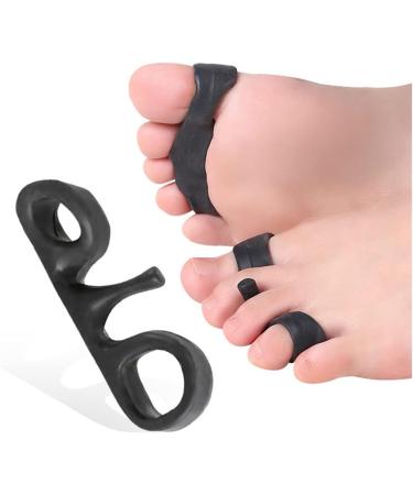 Two Hole Snail Toe Separator Adjuster - Silicone Bunion Correction | White Foot Support for Pain Relief - Buy Online on GoSupps.com