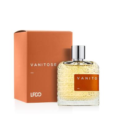 Vanitose EDP Unisex 100ml Perfume - A Seductive Blend with Fruity Top Notes of Apple & Pear - Enchanting Heart of Rose & Saffron - Sensual Base of Musk Vanilla & Ambergris - Made in Italy 3.4 Fl Oz (Pack of 1) Vanitose