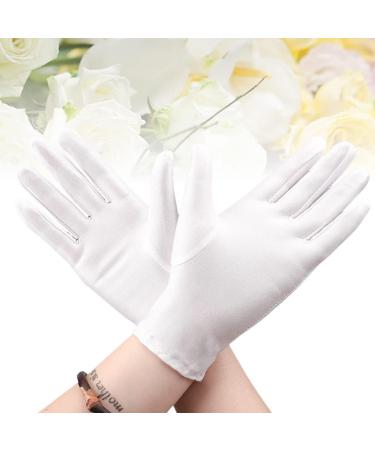 MAGICLULU 9 Pairs Moisturising Glove Soft Stretchy Gloves Soft Cotton Sunscreen Gloves Jewelry Etiquette Gloves Serving Gloves Cotton Gloves Working Glove White Gloves Miss Spring and Summer - Buy Online on GoSupps.com