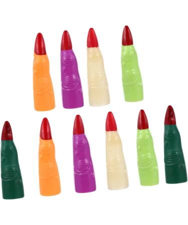 FRCOLOR 50 Pcs Fake Finger Cot Halloween Witch Fingers False Nail Claw Vampire Cosplay Halloween Witch Finger Cover Halloween Zombie Fingers Ghost Fake Finger Make up Gift Plastic - Buy Online on GoSupps.com