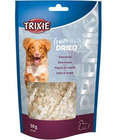 Trixie Freeze Dried Duck White | Pack of 3 | 3 x 50g | Complementary Food for Dogs | Freeze-Dried Snack | 99% Meat Content | - Buy Online on GoSupps.com