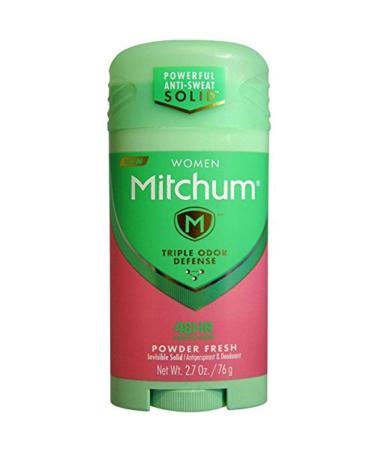Lady Mitchum Women's Advanced Control Powder Fresh 2.7 Ounce (Pack of 3)