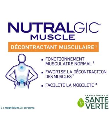Sant Verte - Nutralgic muscle - Pack of 2 Boxes of 14 tablets (2) - Buy Online on GoSupps.com
