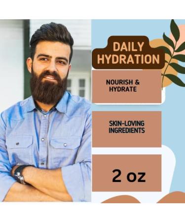 Buy Made in USA Beard Balm for Men | Sandalwood & Patchouli | Mustache Wax Conditioner | Nourishing Beeswax & Oils | 2oz Grooming Essential - Buy Online on GoSupps.com