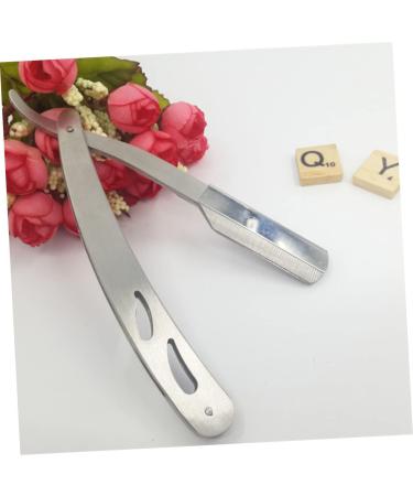 Minkissy Manual Stainless Steel Razor for Men - Classic Old-Fashioned Shaving Blade - Buy Online on GoSupps.com