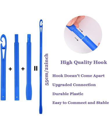 40pcs Heatless Spiral Curlers for Long Hair - DIY Styling Kit - No Heat Magic Curlers 22inch - Perfect for Long/Short/Wavy/Straight Hair - Buy Online on GoSupps.com