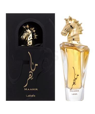 Lattafa for Unisex 3 Piece Eau de Parfum Gift Set (Maahir + Fakhar for Men + Oud Mood Elixir) 3.4 Ounce/100 ml each Animal-resinous - Buy Online on GoSupps.com