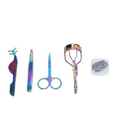 Verdant Touch Makeup Toolfor Eyelashes Eyelash Curler Set Lash Lift Curler Kit Colorful Humanized Design Durable Makeup Tool for Women