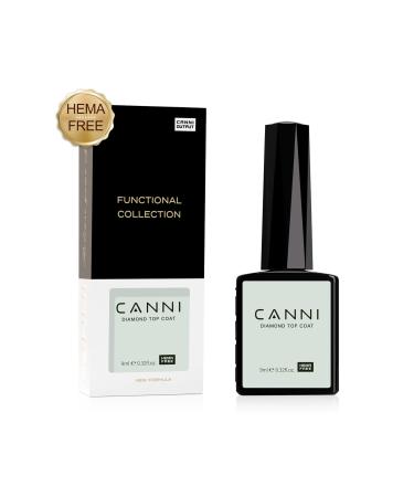 CANNI Top Coat Gel Nail Polish 1Pcs Gel Top Coat Color Nail Polish Gel High Gloss Soak Off U V Gel Nail French Nail Manicure Salon DIY