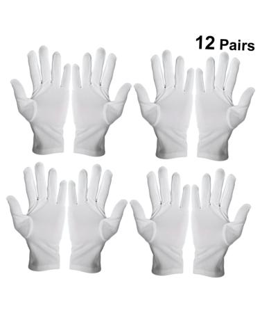 Beatifufu 12 Pairs Protective Marching Grip for Work Stretch Special Formal Tape Dispenser Jewelry Touch Gardening White - Buy Online on GoSupps.com