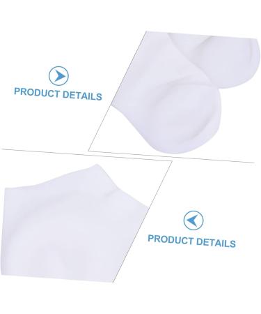 Beavorty 2 Pairs Protective Socks Gel Socks for Cracked Heels Womens High Heel Shoes Moisturizing Stocking Foot Moisturizer Full Length Mirror Heel Socks Sebs White Anti-Crack Women's - Buy Online on GoSupps.com