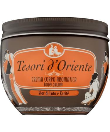 Tesori d'Oriente Crema Corpo Fior di Loto e Shea Body Cream with Lotus Flower and Shea 300 ml + 1 x Felce Azzurra Talcum Powder 100 g Pack of 6 - Buy Online on GoSupps.com