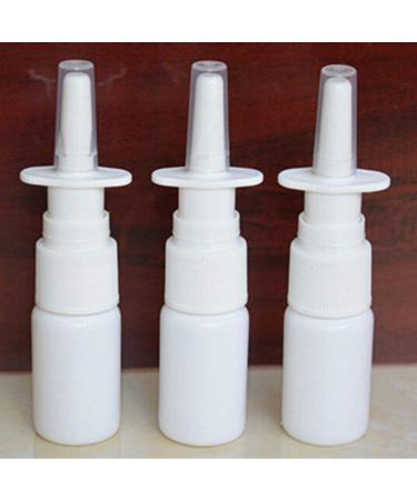Srutueo 10Pcs 10Ml Bottle Refillable Plastic Mist Nose Nasal Sprayer - Buy Online on GoSupps.com
