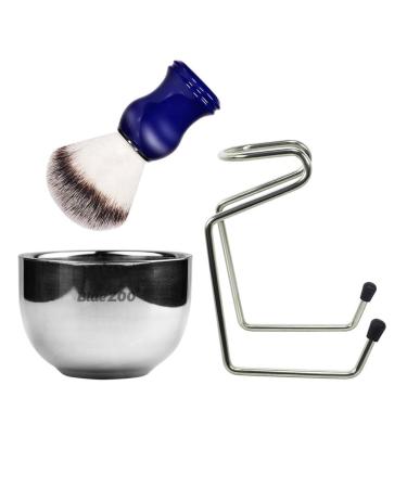 FOMIYES 1 Set Mustache Cleaning Brush Barber Neck Hair Remover Shaving Soap Bowl Shaving Brush Holder Manual Shaving Brush Bowl Facial Cleaning Brush Man Hair Brush Manual