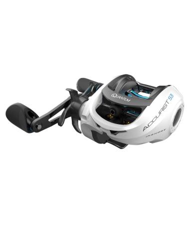 Quantum Accurist Inshore Baitcast Fishing Reel, Size 100 Reel, Continuous Anti-Reverse Clutch, 7.0:1 Gear Ratio Left-hand