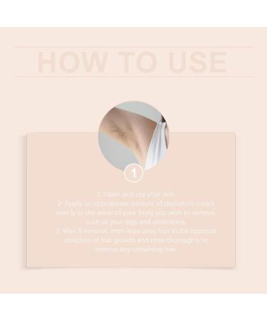 JIAOY Hair removal cream without shaving fast and gentle removal from the body for sensitive skin moisturizes and cares for the skin makes it smooth and soft on legs arms 3 pieces 3 pieces - Buy Online on GoSupps.com