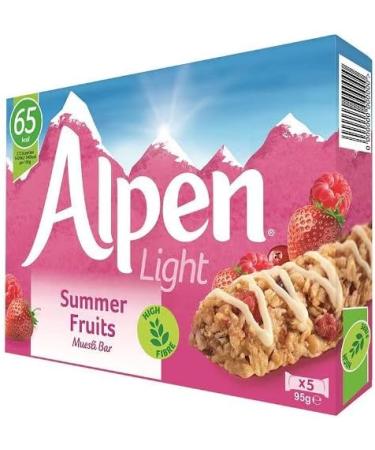 Alpen Cereal Bar Bundle | 4 Great Flavours - 5 Bars of Each | 20 Bars Total | Excellent for snack time or a lunch box - Buy Online on GoSupps.com