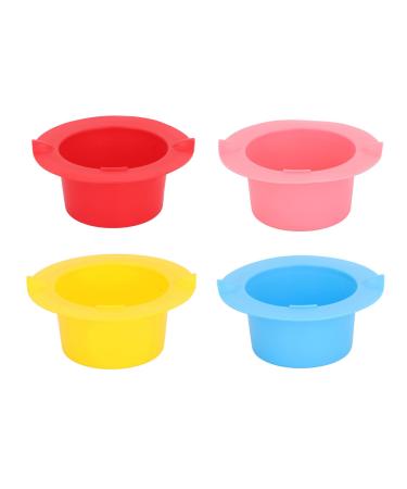 Silicone wax bowl silicone wax melting bowl reusable 4 pieces heat resistant for replacement