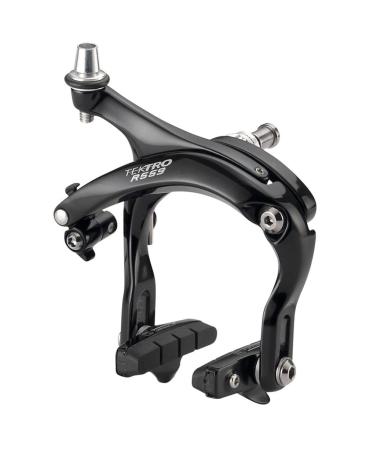 Tektro R559 Road Caliper Brake - Front, Dual Pivot, Recessed Nut Mount, High Polish Black