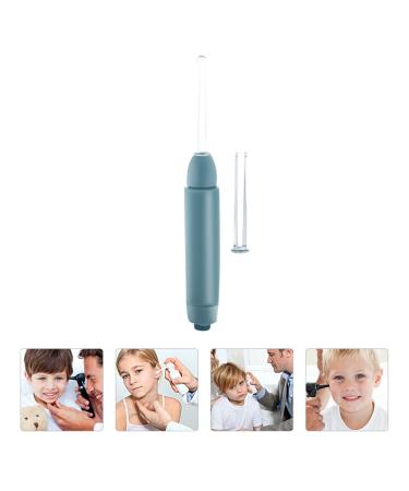 2pcs Luminous Ear Wax Remover Spoons with LED Light - Blue | Practical Newborn Ear Cleaning Tool - Buy Online on GoSupps.com