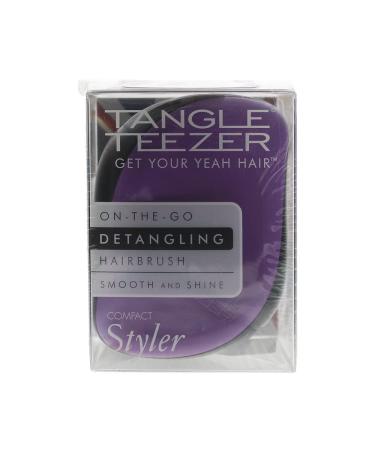 Tangle Teezer Compact Styler Detangling Hairbrush Black Violet Black Violet
