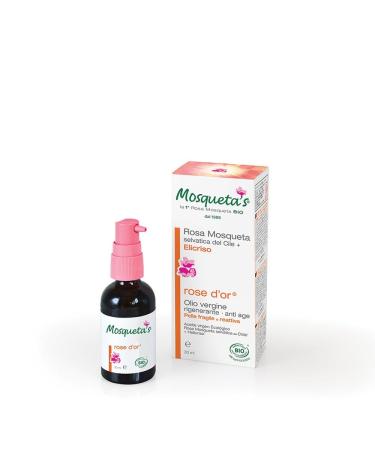 MOSQUETA'S Rose d'Or Wild Rosehip Oil from Chile + Helichrysum