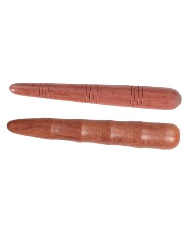 Healeved 2st acupuncture stick manual acupressure pen Reflex zones socks kansa magic wand acupressure pen wooden stick massage device foot massage tab body dot sonds thailand deep 13x2cm sorted color