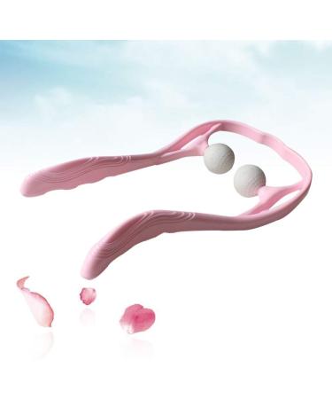 SUPVOX Neck Massager - Manual Self-Massage Trigger Points & Fascia Ball for Neck & Back Pain Relief (Pink) - Buy Online on GoSupps.com