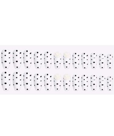 Sethexy Lange White Ballerina Nails - Glossy Acrylic False Fingernails for Women & Girls | 24 PCS Nail Art Tips - International Shipping - Buy Online on GoSupps.com