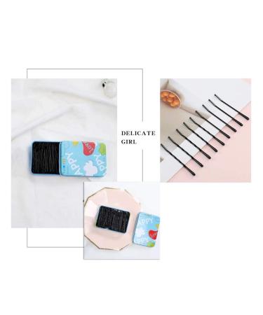 200 Pieces Black Metal Wave Hairpins - 5.5 cm Hair Clips for Girls & Women - Includes Storage Box - Buy Online on GoSupps.com