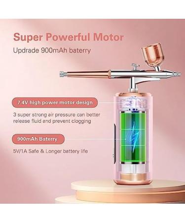 Xeodaun Airbrush Kit with Compressor Cordless Airbrush Set with LED Display 36 PSI High Pressure Portable Airbrush for Model Manicure Tattoo - Buy Online on GoSupps.com