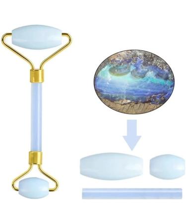 Buy Type 5 Blue Jade Massage Roller & Gua Sha Set - Anti-Wrinkle Facial Massager for Lifting & Relaxation - International Shipping Available - Buy Online on GoSupps.com