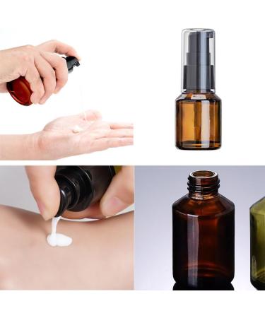 60Ml/2oz Rose Red Empty Frosted Glass Lotion Pump Bottle with Clear Cap Emulsion Essence Dispenser Jar Refillable Portable Cosmetic Container - Buy Online on GoSupps.com