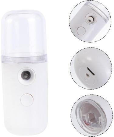 SOESFOUFU Handheld Facial Sprayer Facial Nano Mist Sprayer Moisturizing Shrink Pores Humidifier White - Buy Online on GoSupps.com