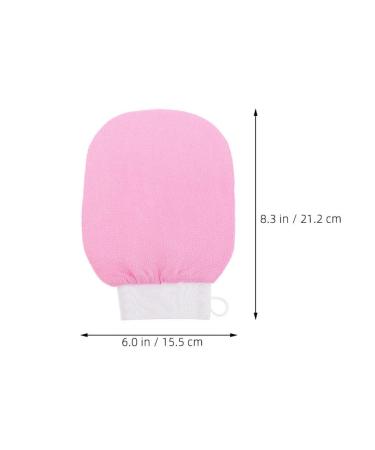 FRCOLOR Exfoliating Glove | Face & Body Exfoliator Mitt | Dead Skin Remover & Massage Scrubber | Pink | International Shipping - Buy Online on GoSupps.com