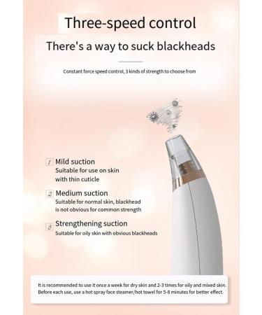 Sgnsvj Electric Blackhead Remover Face Pimple Extraction Deep Spots Pore Acne Removal Cleaner Cleanser - Buy Online on GoSupps.com