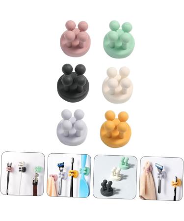 Zerodeko 12-Pack Shaving Hooks - Versatile Toothbrush & Razor Holders for Bathroom & Office - Multi-Purpose Door & Shower Wall Hooks - Buy Online on GoSupps.com