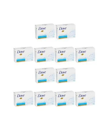 Dove Beauty Bar Soap Gentle Exfoliating Mositurizing Clean Body 4.75oz 135g (12x)