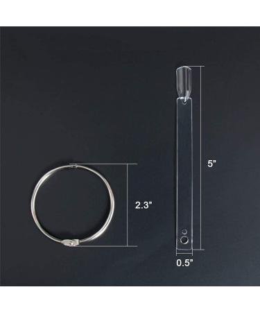 100 Piece Nail Polish Color Cards - Transparent Nail Art Templates & Chopsticks for Artificial Nails - Buy Online on GoSupps.com